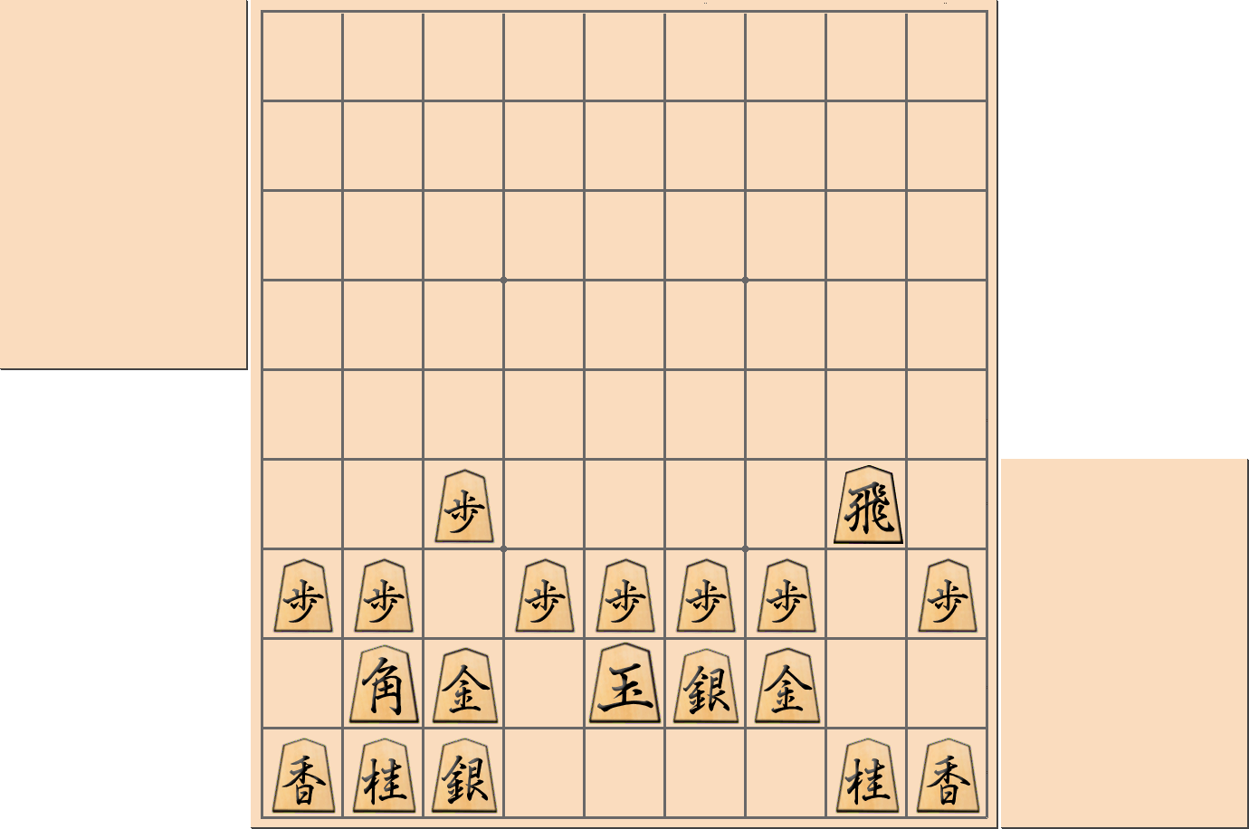 将棋で「中住まい」と言われる囲い