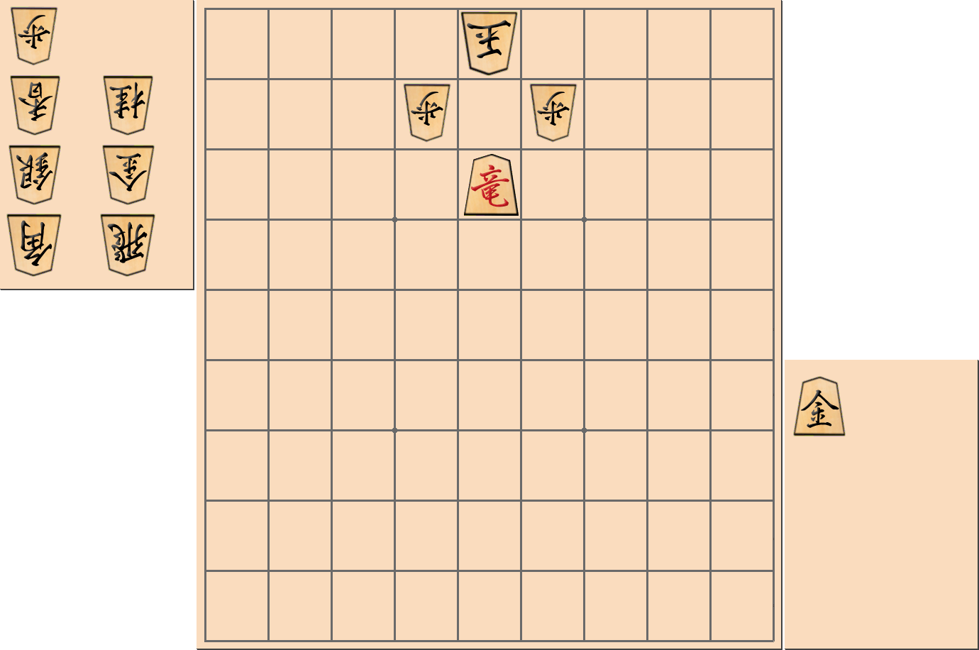 【将棋手筋】広い意味では「一間竜」ではあるが、あまり「一間竜」とは言われない局面