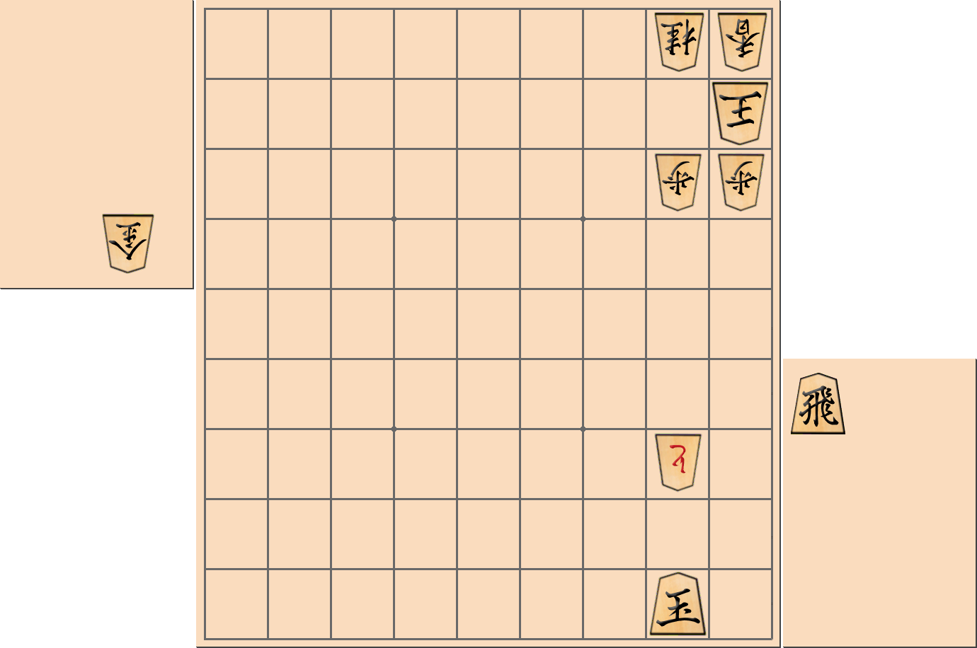 【将棋手筋】「合駒請求」をして自玉を安全にすることができる局面