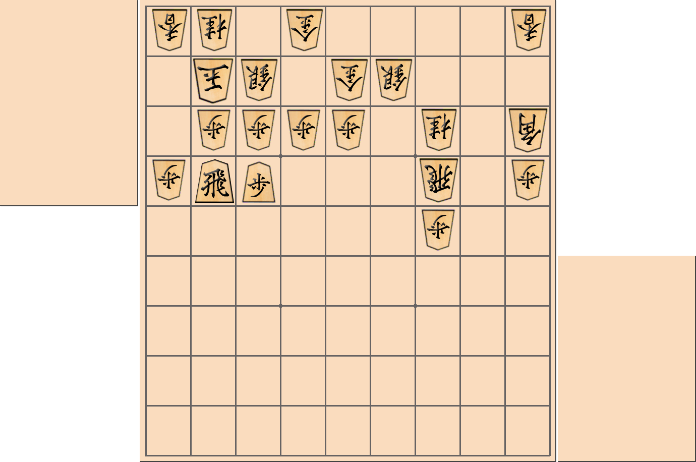 【将棋手筋】相手の飛車を「素抜く」部分図