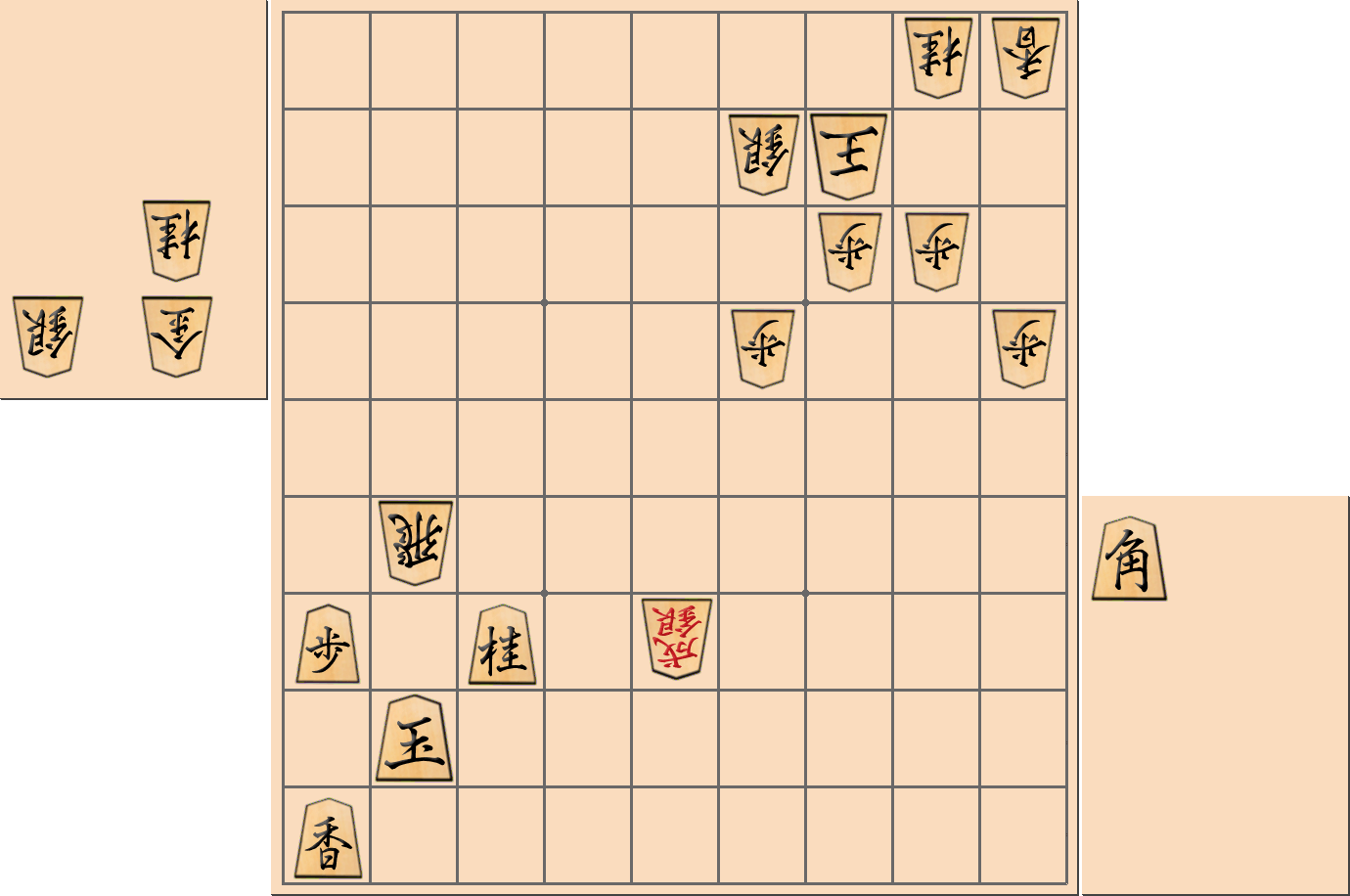 【将棋手筋】王手に合駒をすることで「逆王手」となる局面