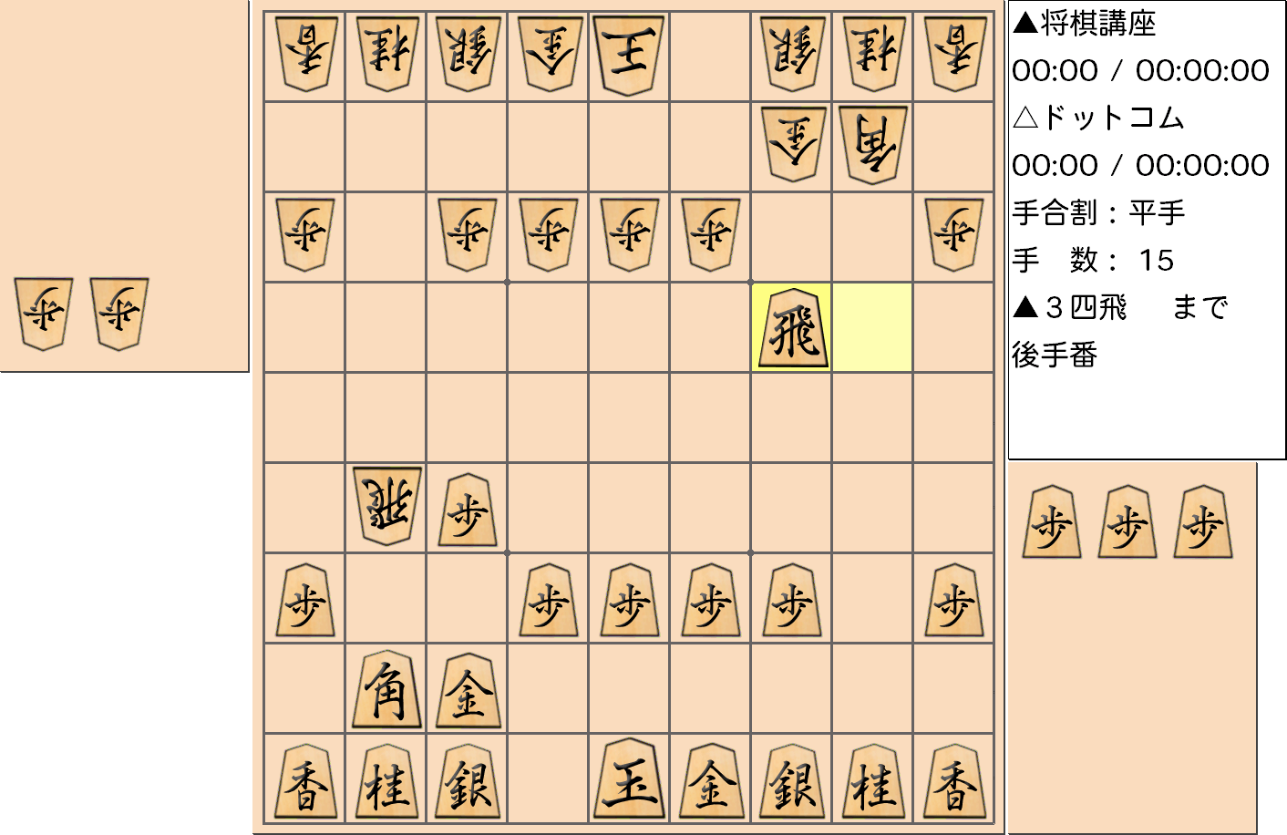 横歩取り ４五角戦法対策1-1