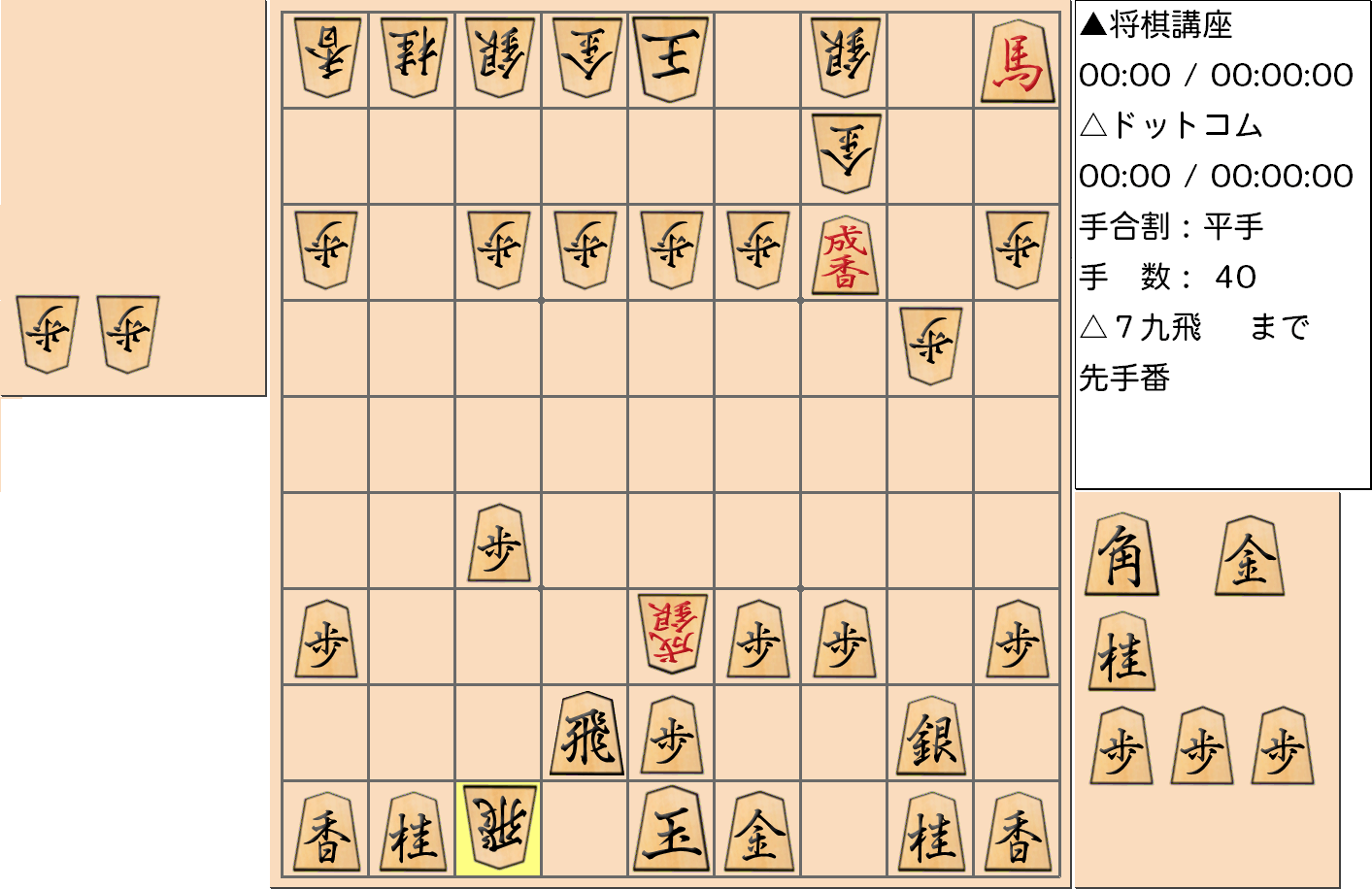 横歩取り ４五角戦法対策10-2