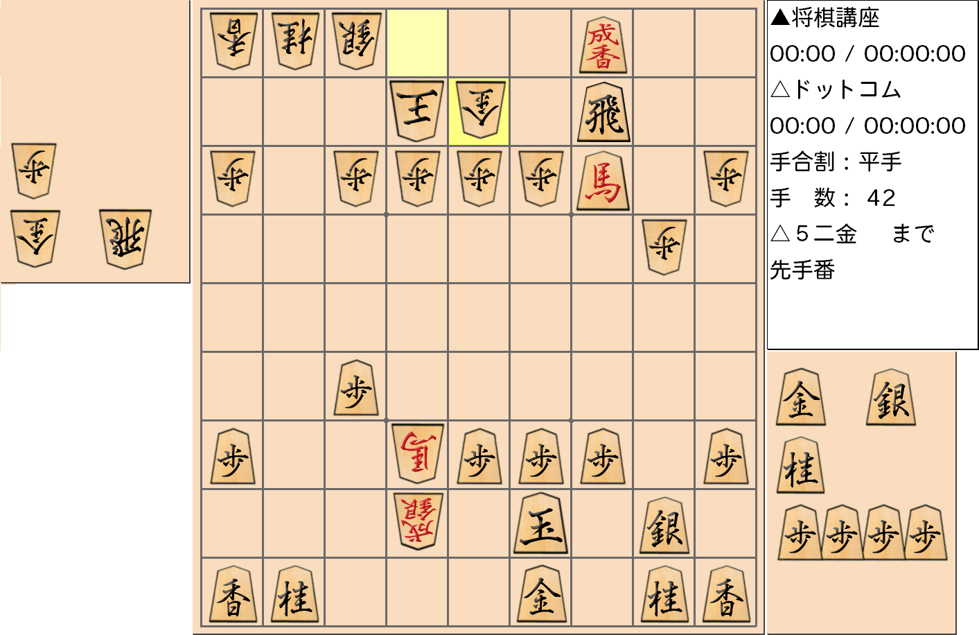 横歩取り ４五角戦法対策13-1