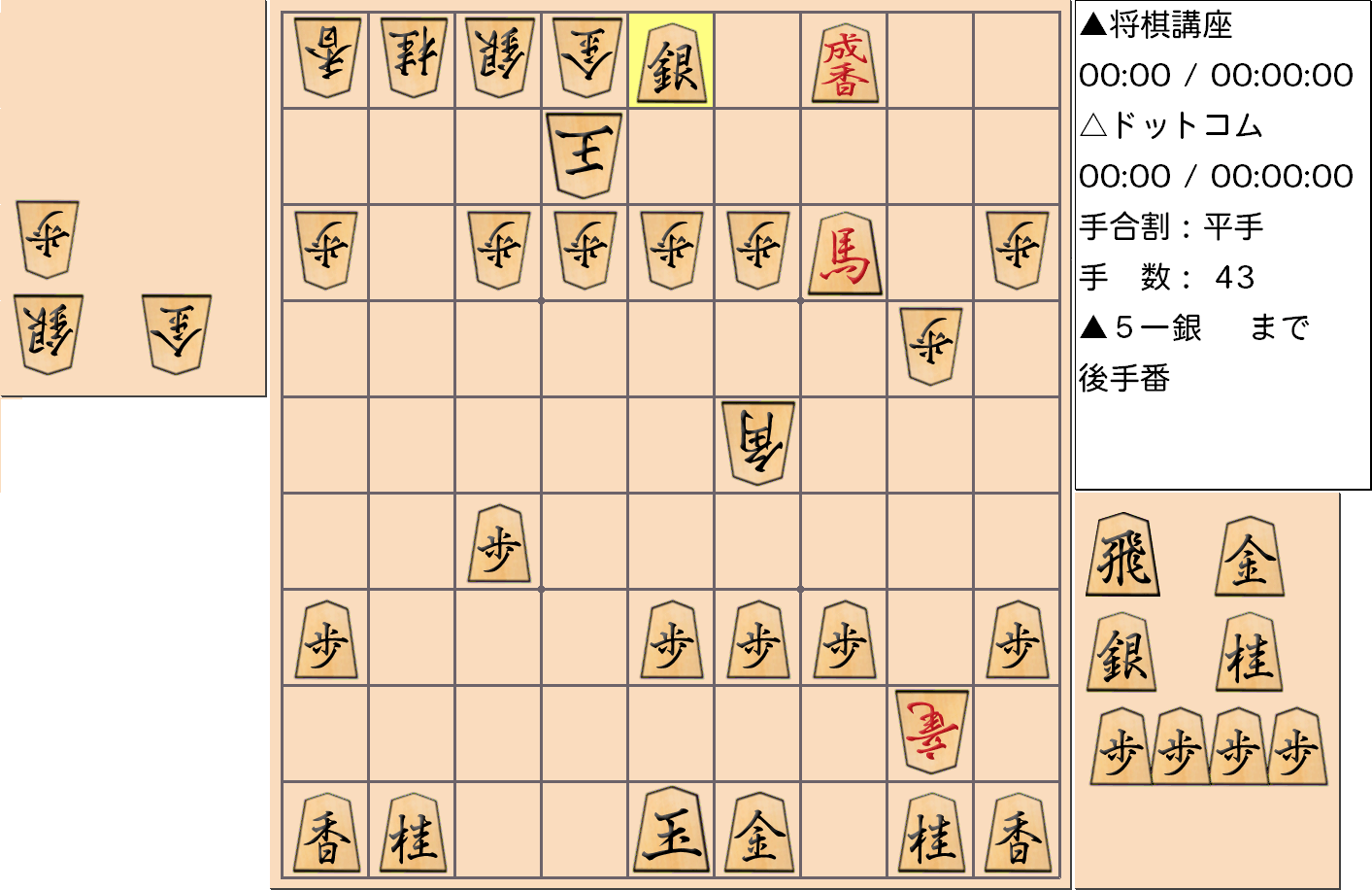 横歩取り ４五角戦法対策15-3