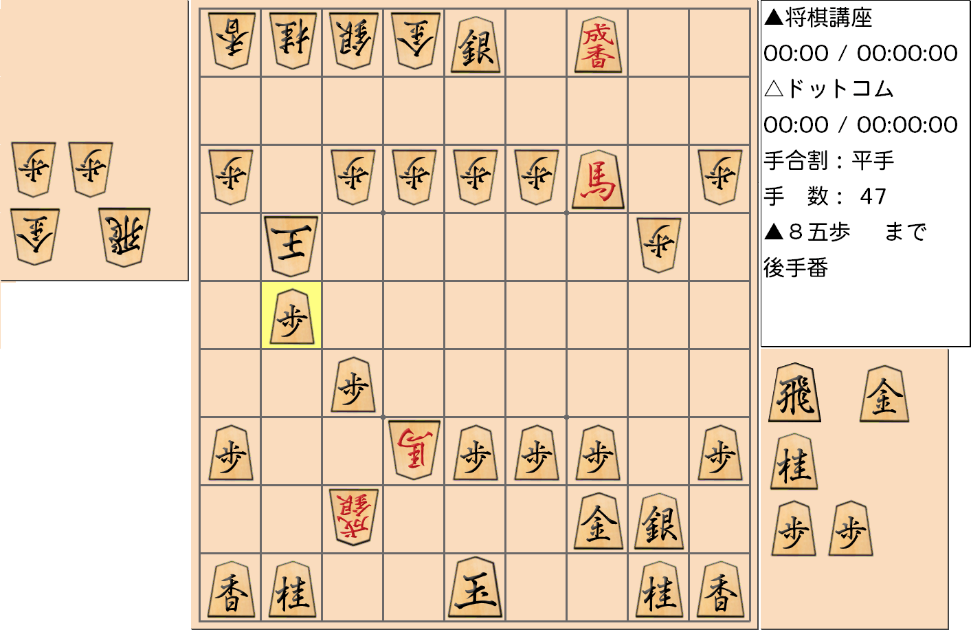 横歩取り ４五角戦法対策16-4