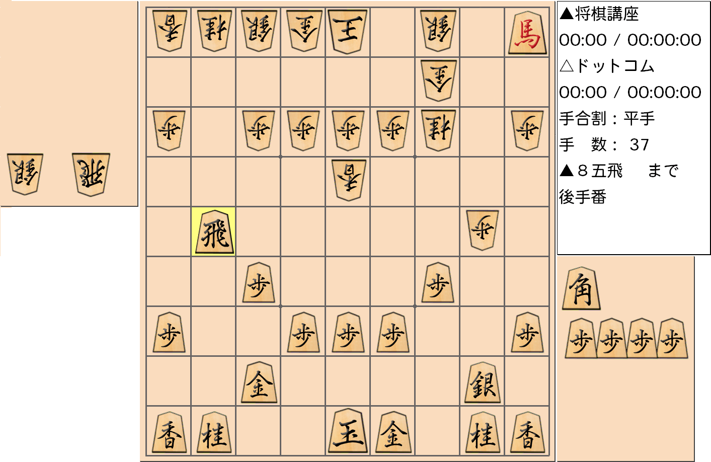 横歩取り ４五角戦法対策20-2