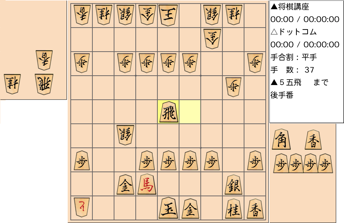 横歩取り ４五角戦法対策21-4