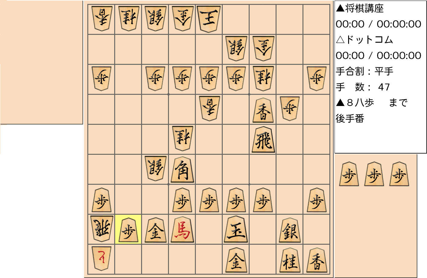 横歩取り ４五角戦法対策23-3