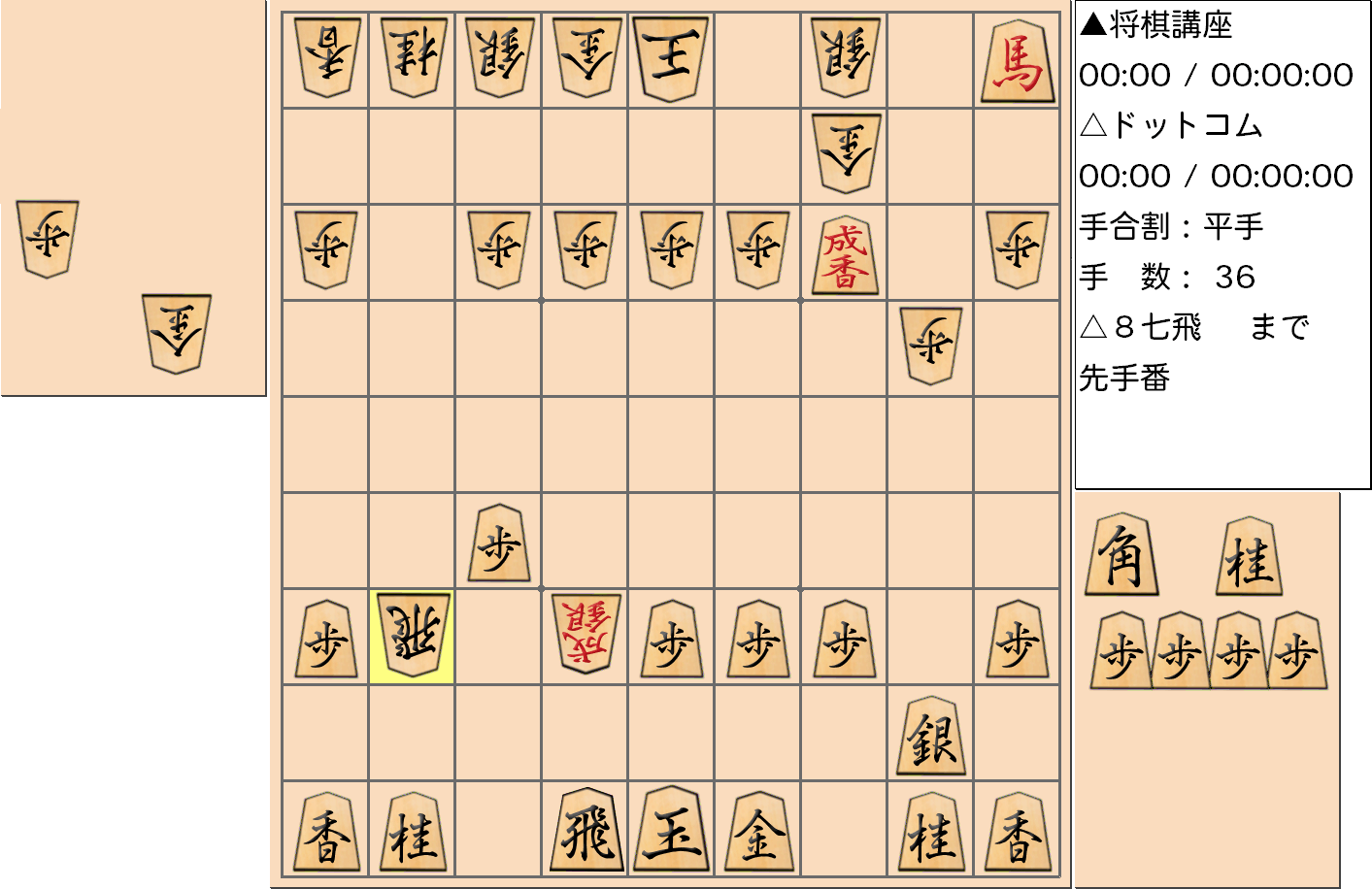 横歩取り ４五角戦法対策6-1