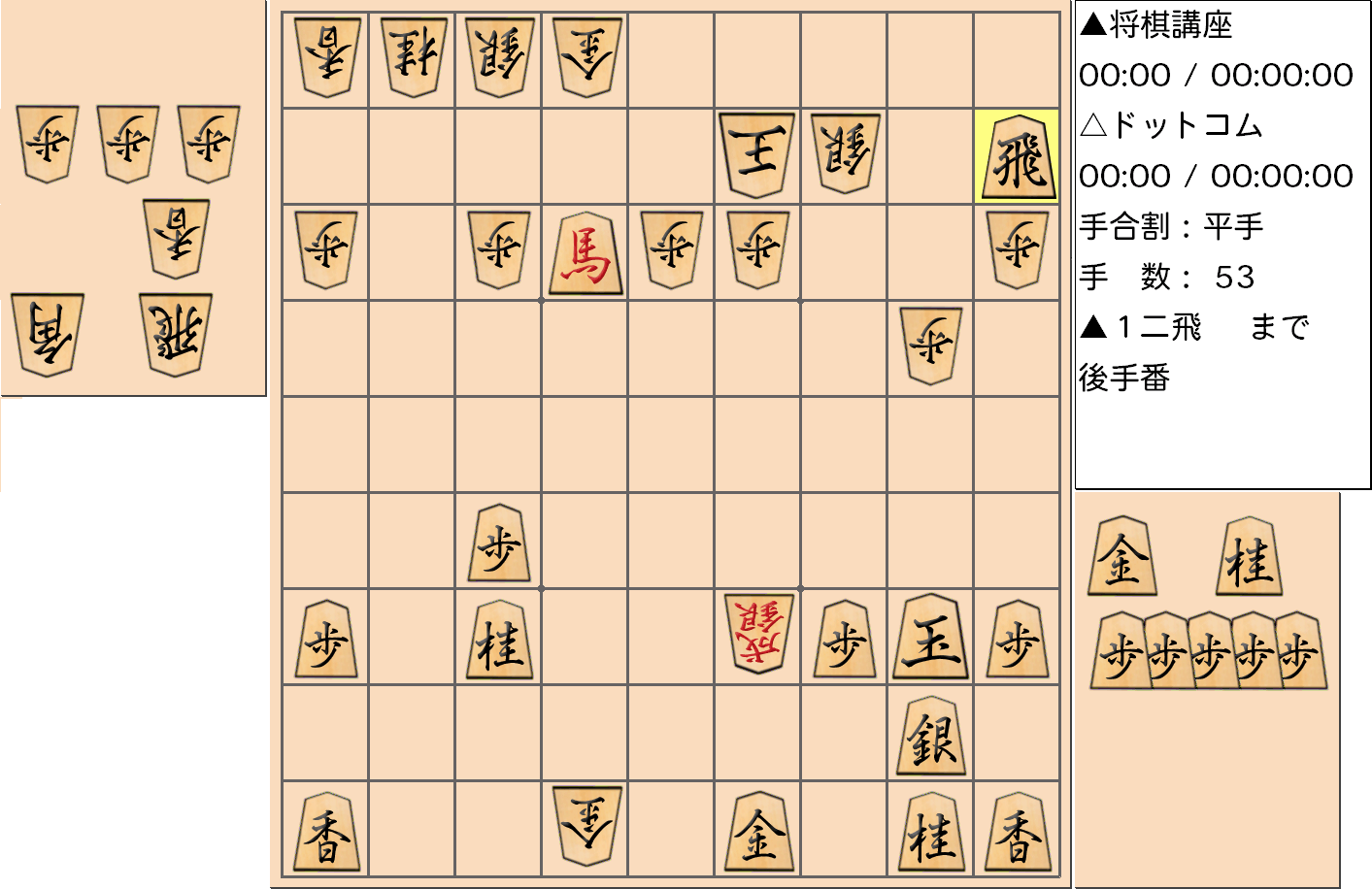 横歩取り ４五角戦法対策6-5