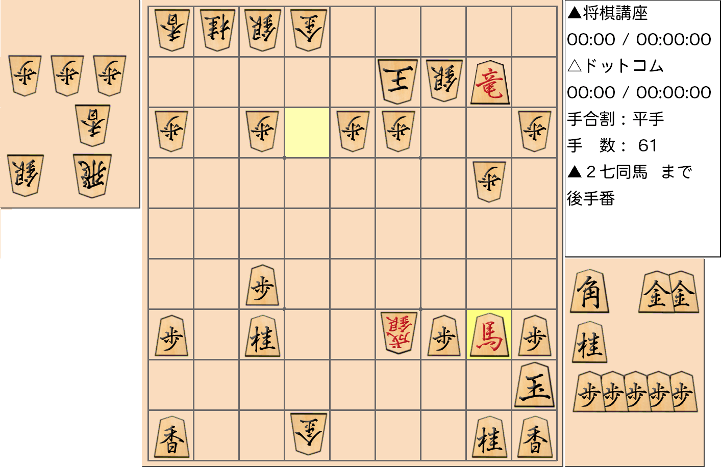 横歩取り ４五角戦法対策7-3