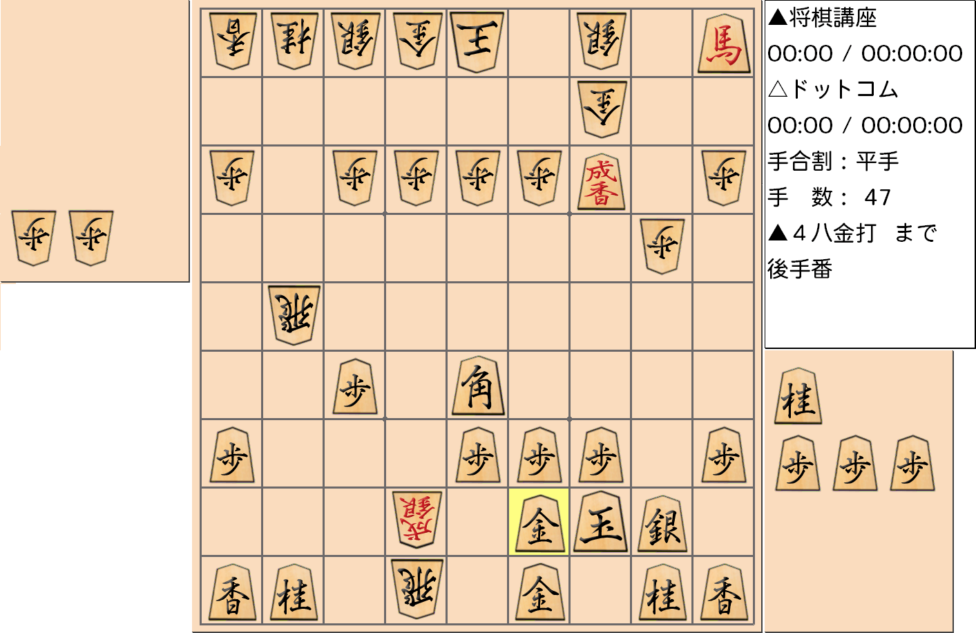 横歩取り ４五角戦法対策9-3