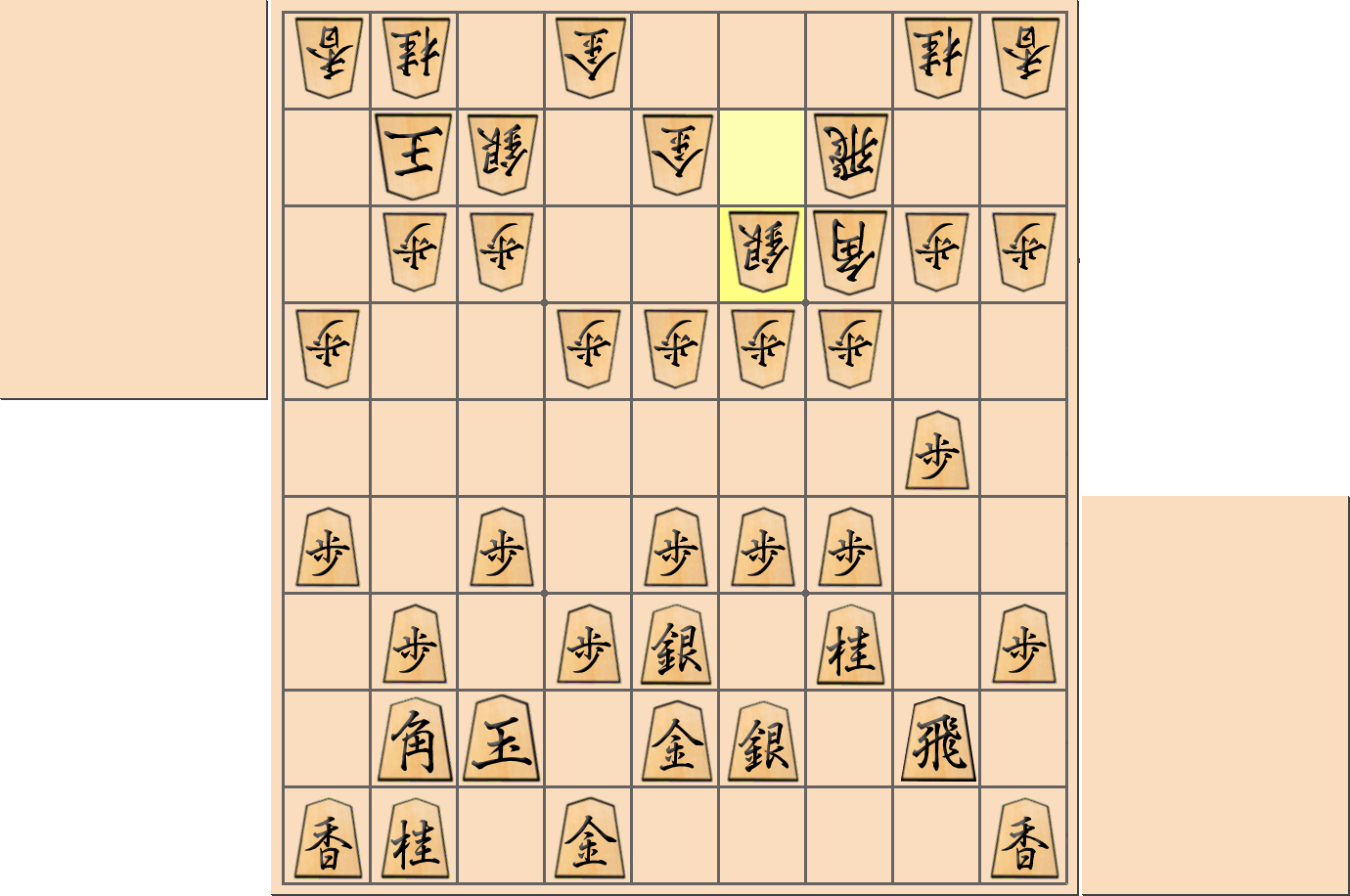 【将棋格言】「振り飛車には角交換」となる局面