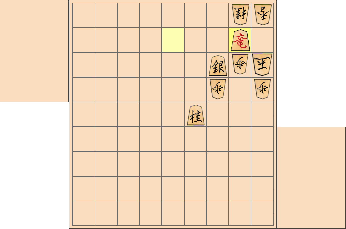 【将棋格言】「銀は成らずに好手あり」となる部分図3