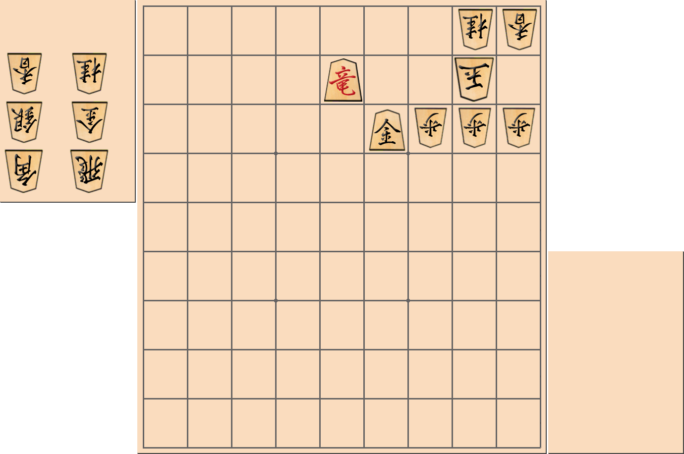 【将棋用語】「合い利かず」で無駄に合駒をしないと、玉が詰んでいる状態