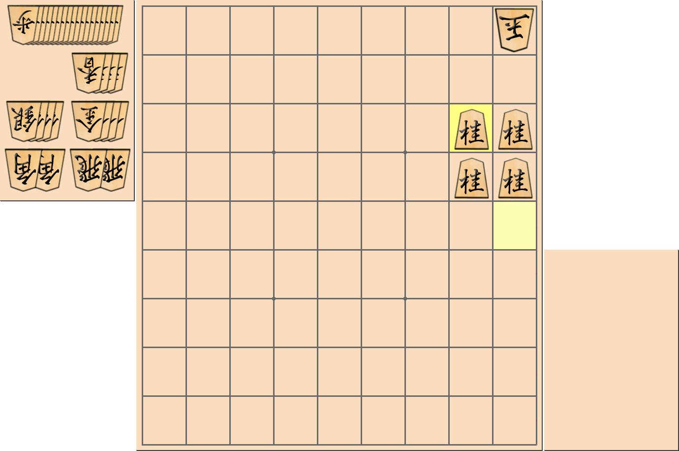 1手詰の詰将棋の解答(第25問)