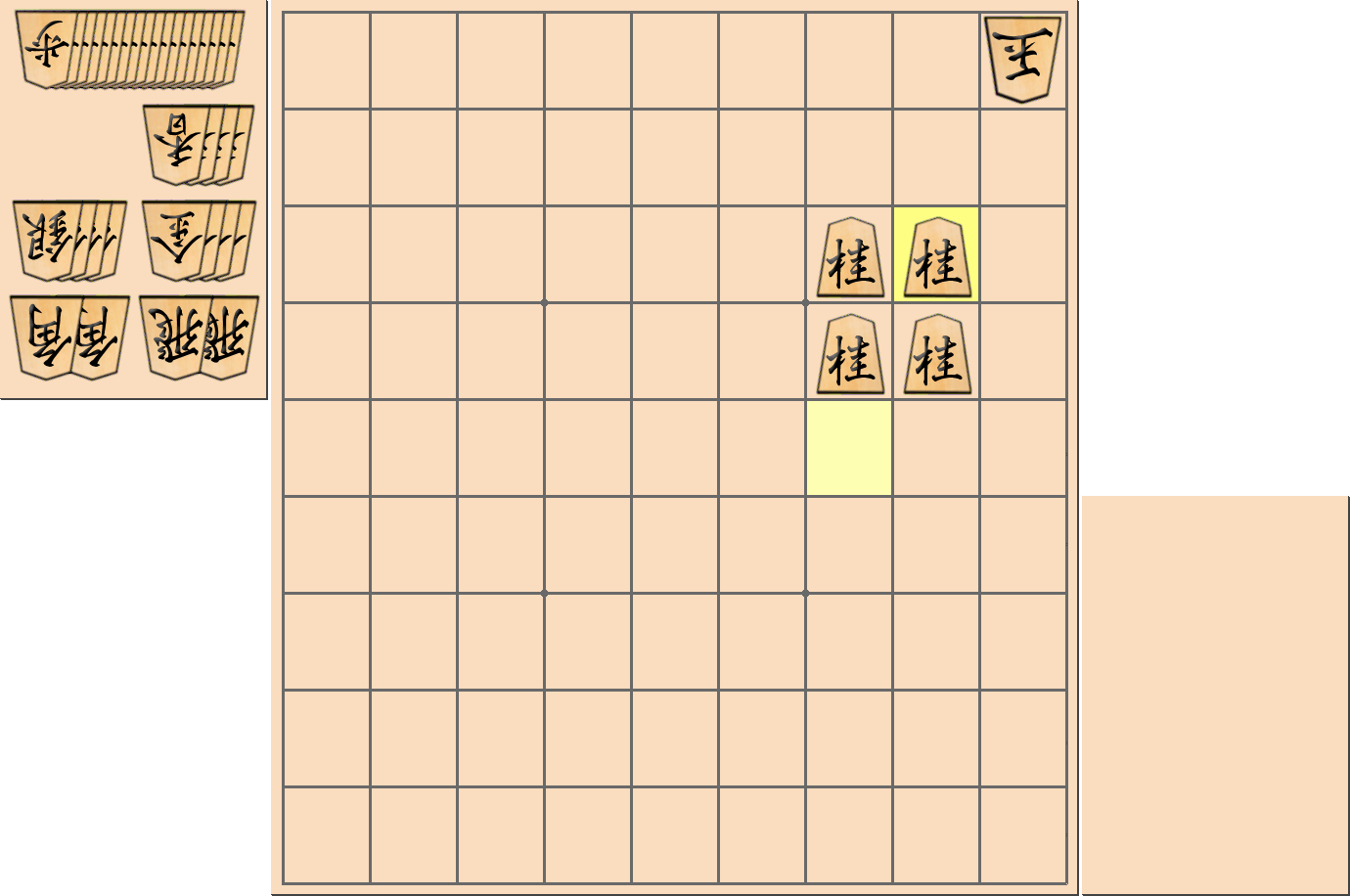 1手詰の詰将棋の解答(第37問)