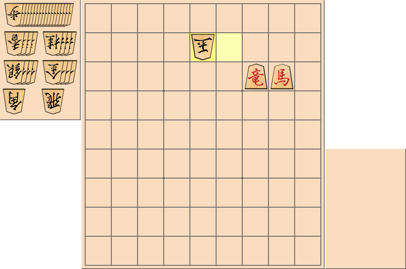 1手詰の詰将棋の解答4(第38問)