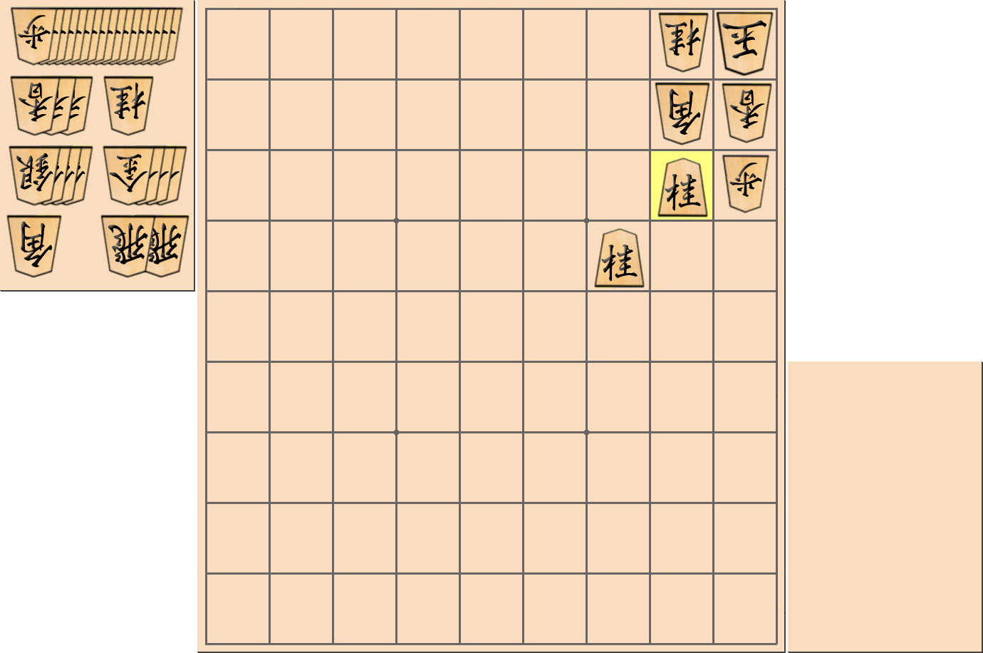 3手詰の詰将棋の解答(第6問)