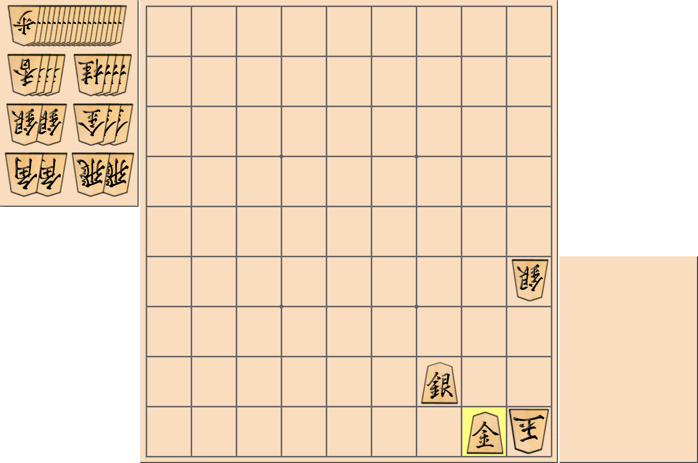 3手詰の詰将棋の解答(第9問)
