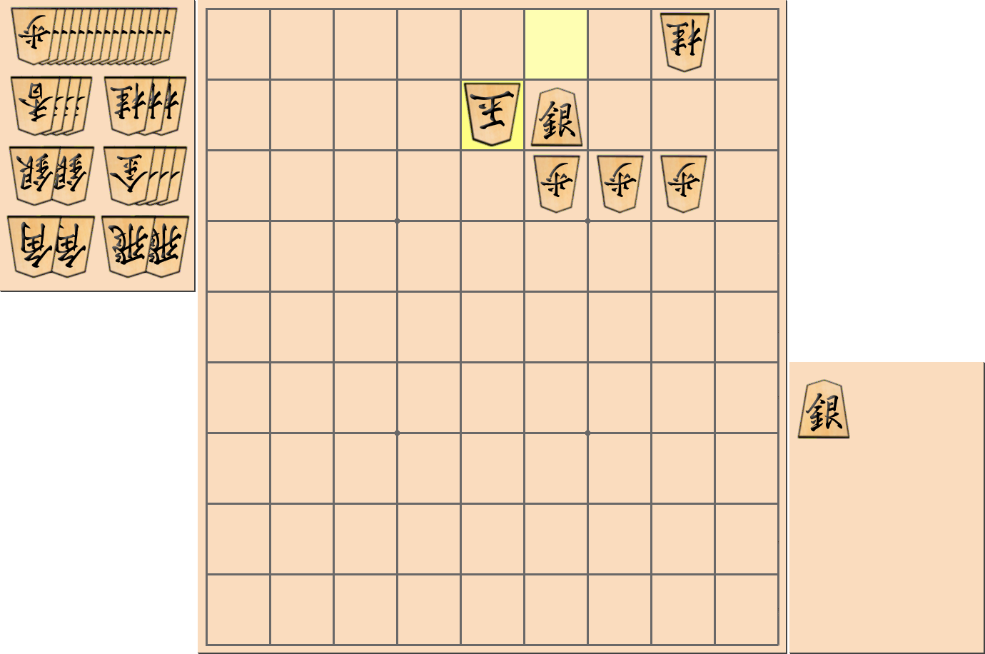 3手詰の詰将棋の解答2(第21問)