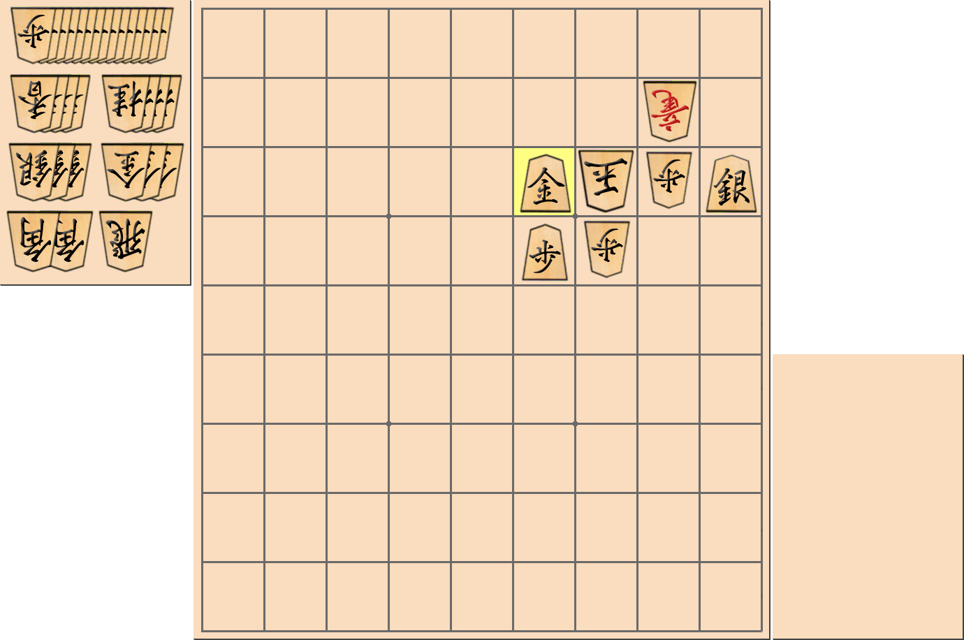 3手詰の詰将棋の解答(第23問)
