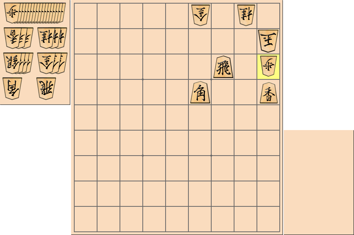 3手詰の詰将棋の解答3(第25問)