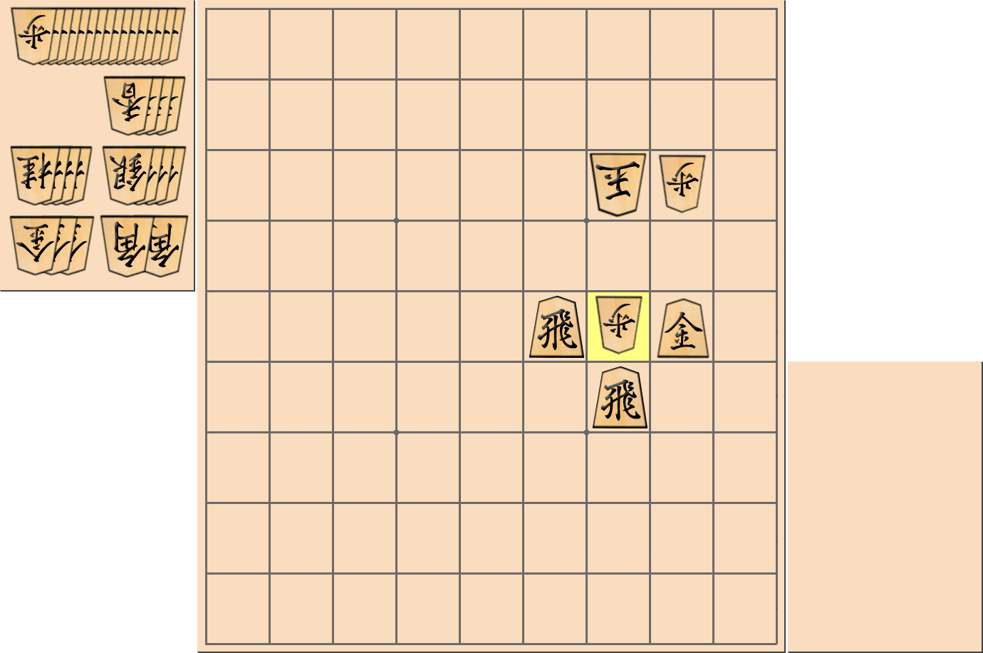 3手詰の詰将棋の解答3(第29問)